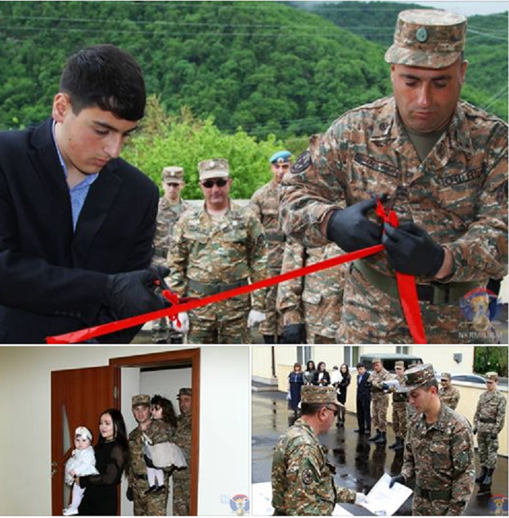 Военнослужащие в Арцахе получили жилищные сертификаты