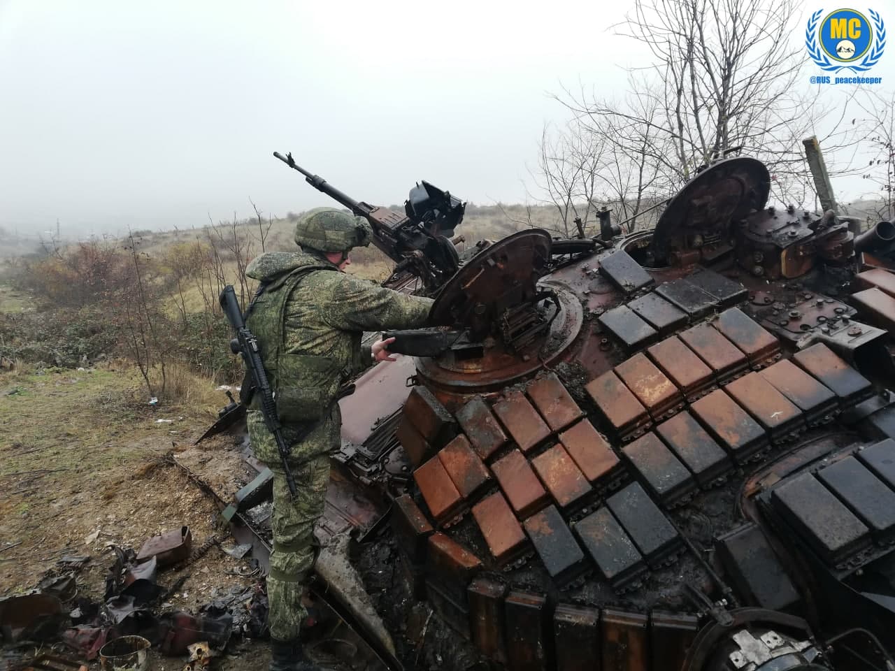 В Карабахе российские миротворцы за сутки обезвредили более 1300 взрывоопасных предметов 