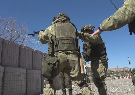 Миротворцы РФ в Карабахе провели тренировку по предотвращению возможных нарушений 