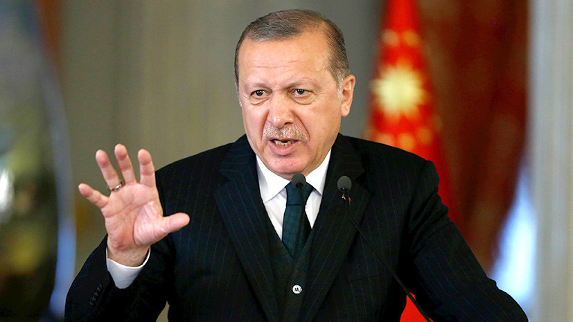 Эрдоган заявил о бесперспективности экономического давления на Турцию