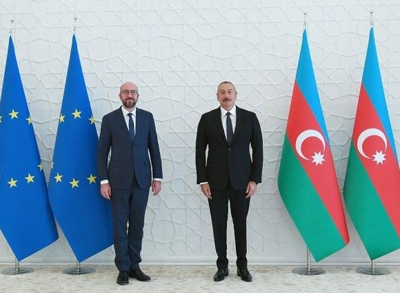 Шарль Мишель и Алиев обсудили вопросы нормализации отношений между Баку и Ереваном