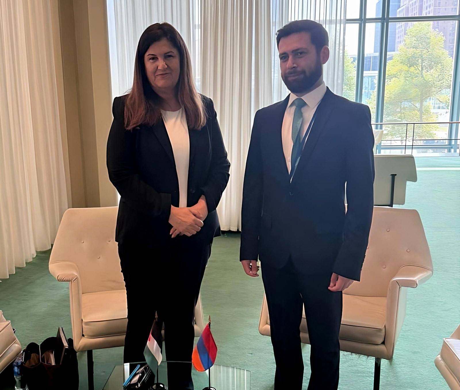 Կոստանյանը և Աղաբեկյանը մտքեր են փոխանակել Հրվ.Կովկասում ընթացող գործընթացների վերաբերյալ