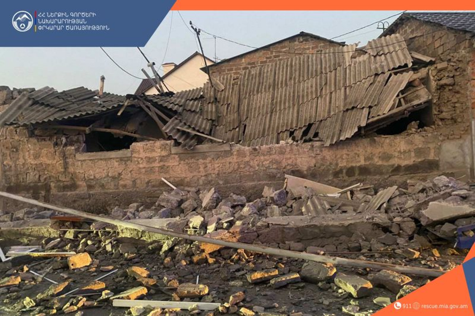 Պայթյnւն՝ Վաղարշապատում․ փլատակներից դուրս է բերվել 76-ամյա քաղաքացի