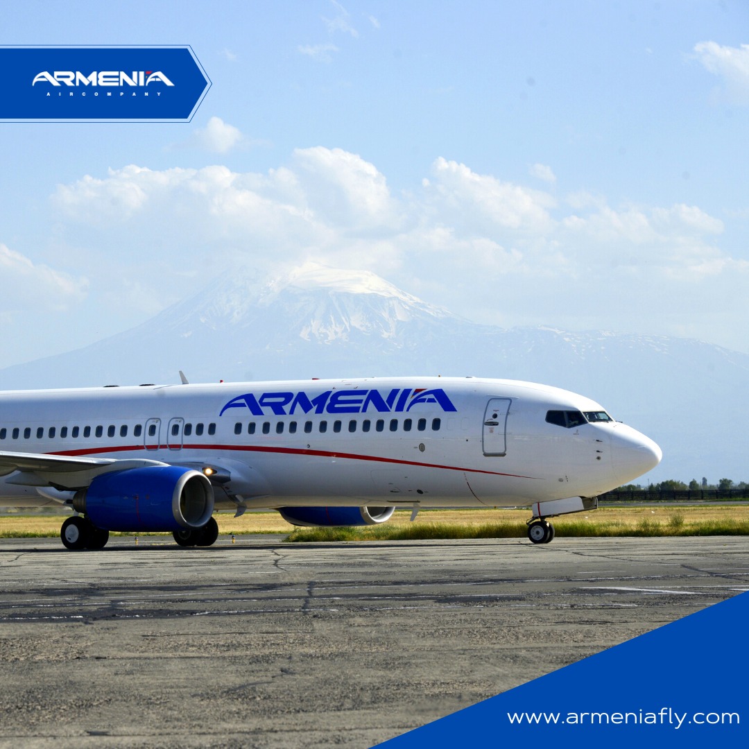 Все рейсы авиакомпании «Армения» осуществляются согласно намеченному расписанию