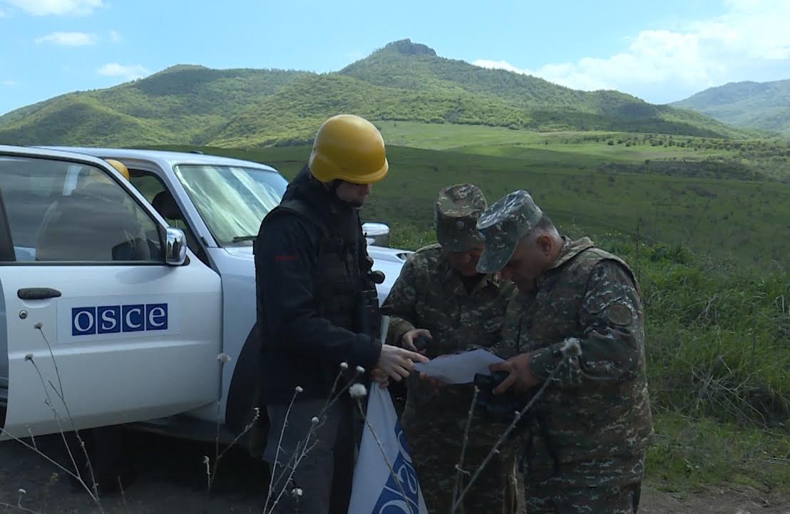 Миссия ОБСЕ провела мониторинг на линии соприкосновения ВС Арцаха и Азербайджана