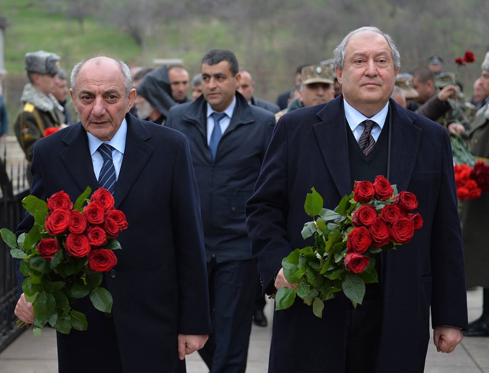 Войну побеждают не только оружием, но и духом: президенты Армении и Арцаха посетили Талиш