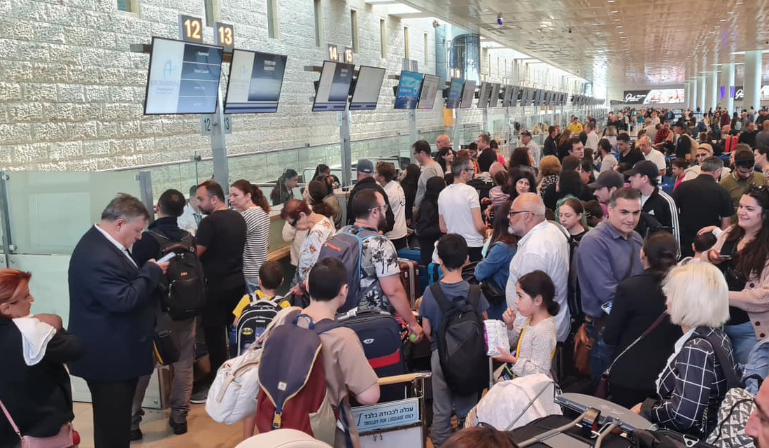 Рейсом Тель-Авив-Ереван в Армению перевезено 190 человек