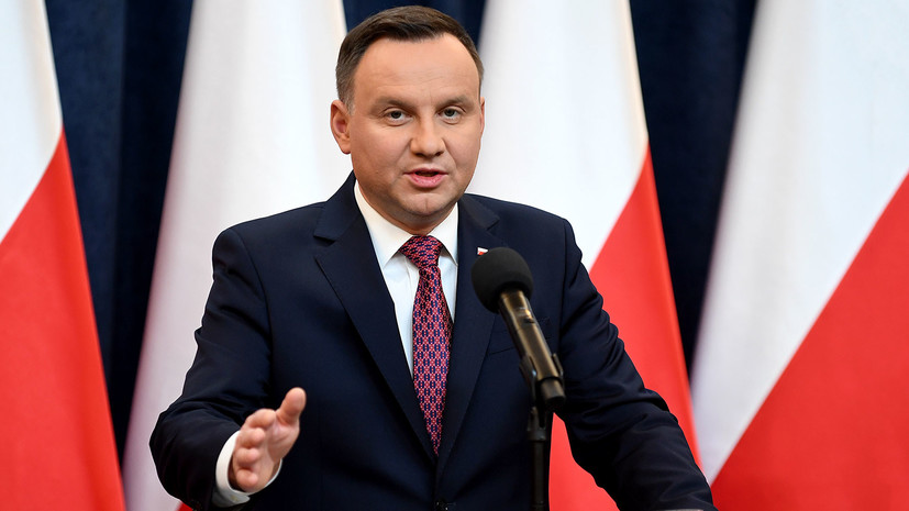 Президент Польши Дуда обвинил Германию во вмешательстве в польские выборы