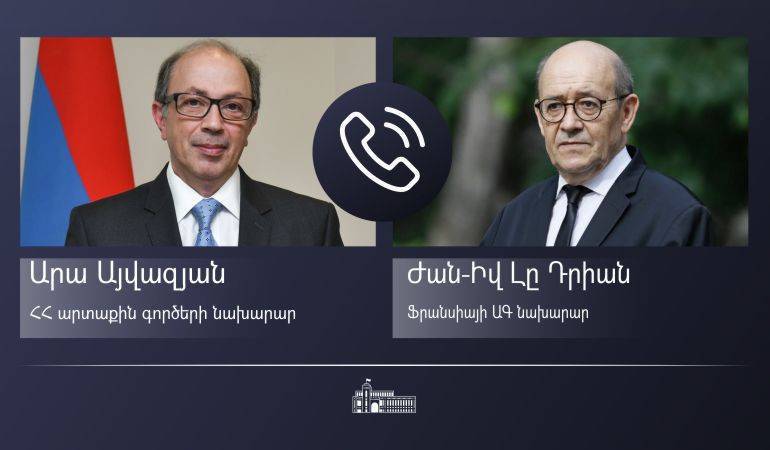МИД Армении и Франции коснулись вопроса возобновления переговоров в рамках МГ ОБСЕ
