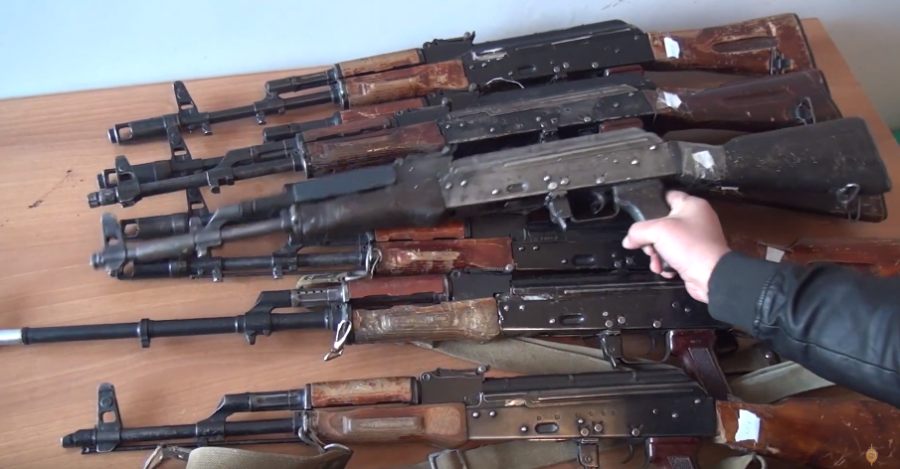 Տաշիր քաղաքում հայտնաբերվել է ապօրինի պահվող զենք-զինամթերք