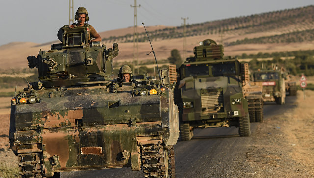 Турецкие войска вошли в сирийский район Кобани