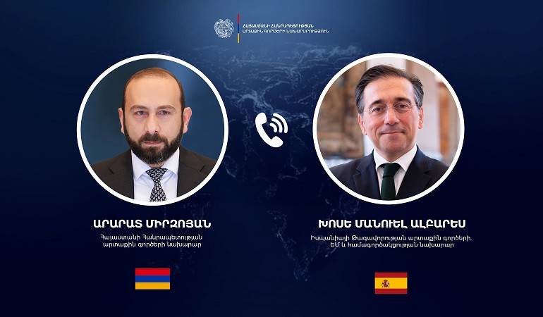 Հայաստանի և Իսպանիայի ԱԳ նախարարների հեռախոսազրույցը. ի՞նչ հարցեր են քննարկվել