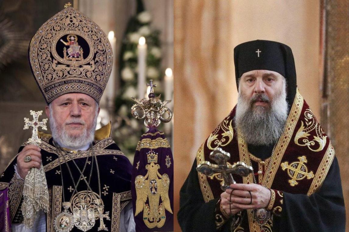 Гарегин II поздравил новоизбранного Католикоса-Патриарха всея Грузии