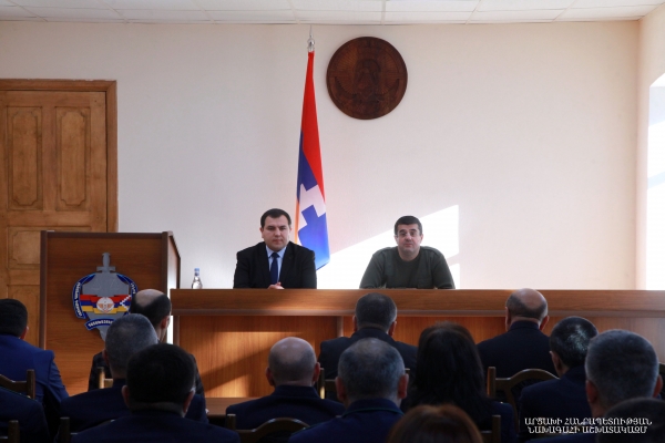Араик Арутюнян представил новоизбранного генерального прокурора Гургена Нерсисяна