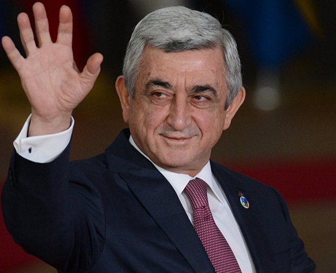 Третий президент Армении Серж Саргсян покинул правительственную дачу