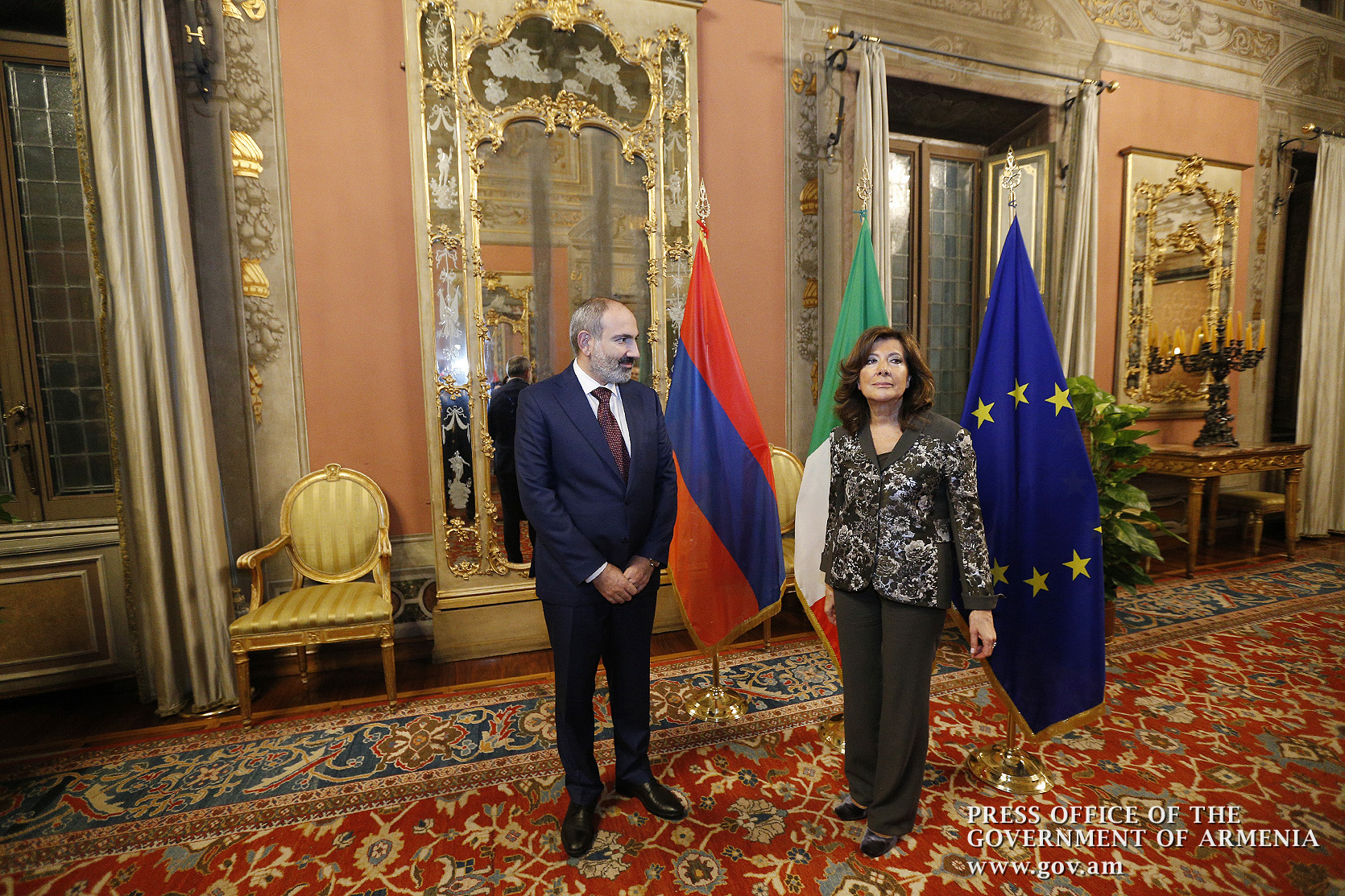 Италия заинтересована в развитии сотрудничества с Арменией в разных областях