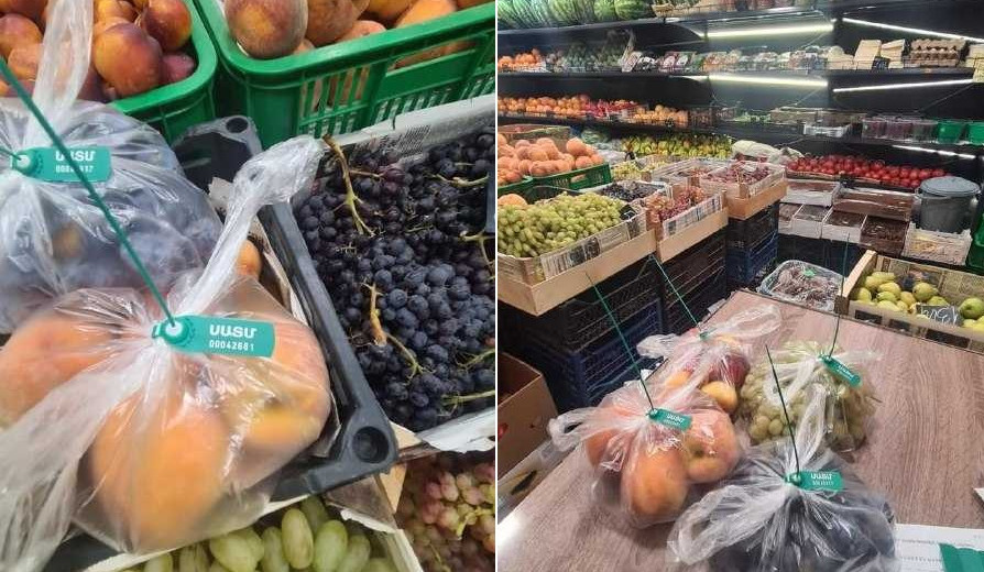 «Դիխլոֆոս»՝ մրգերի վրա․ ՍԱՏՄ-ն փորձաքննություն է իրականացնում Սարյան փողոցի խանութում