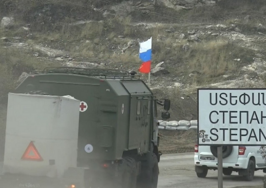 МО России: Первые подразделения медицинского отряда спецназначения прибыли в Степанакерт 