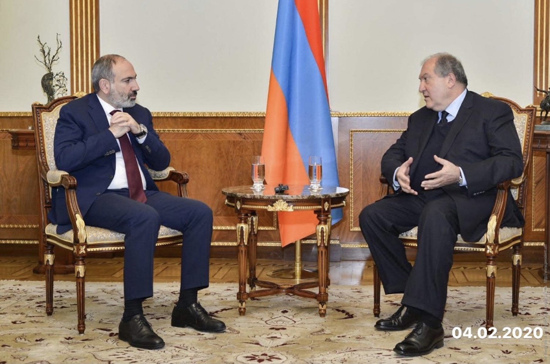 Президент Армен Саркисян поздравил Никола Пашиняна