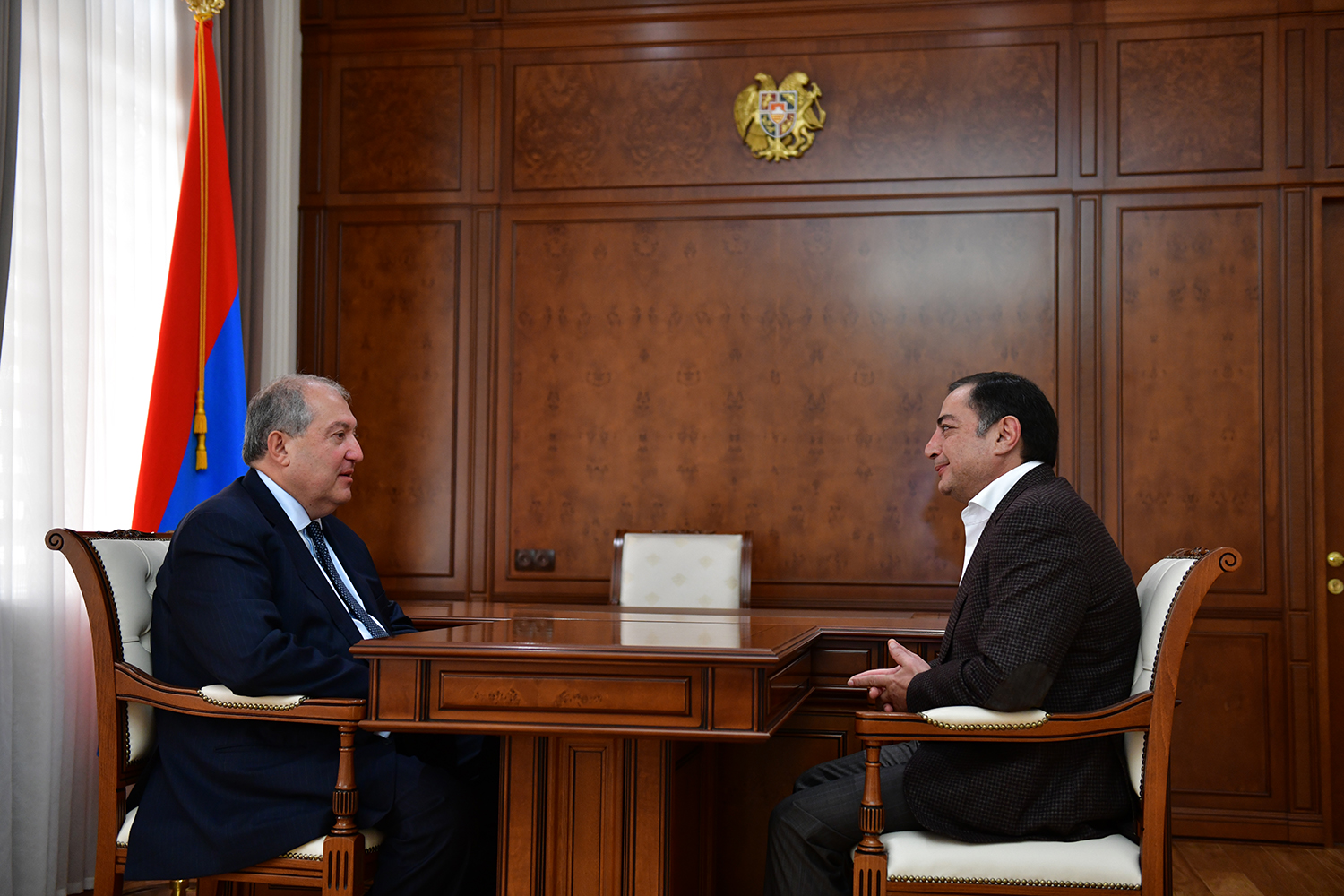 Президент Армении встретился с руководителем фракции РПА