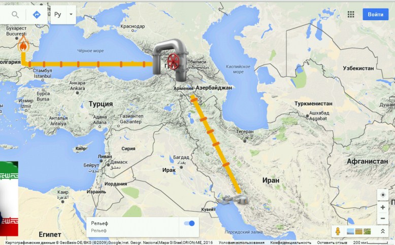 Армения ведет переговоры по созданию транзитного коридора Персидский залив-Черное море