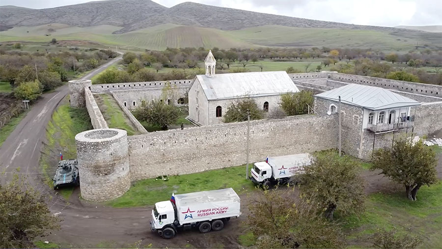 Миротворцы РФ обеспечили безопасное посещение паломниками монастыря Амарас в Арцахе