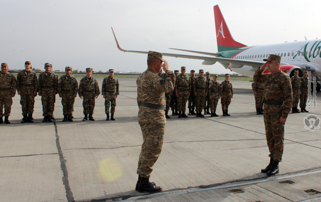 Очередное подразделение миротворческих сил ВС Армении отправилось в Ливан