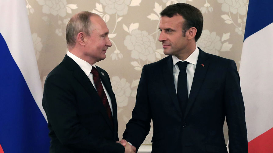 Какие темы обсудят Путин и Макрон на встрече