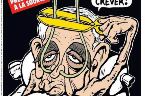 Charlie Hebdo-ն Ազնավուրի մահվանը նվիրված «նողկալի» ծաղրանկար է հրապարակել