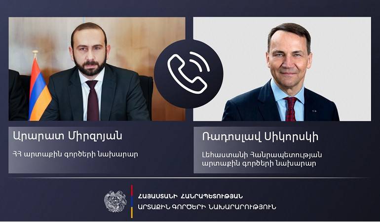 Главы МИД Армении и Польши обсудили двустороннее взаимодействие
