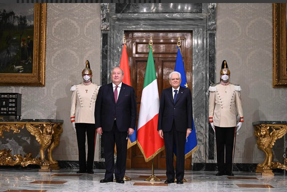 Արմեն Սարգսյանը շնորհավորել է Իտալիայի նախագահին վերընտրվելու առիթով