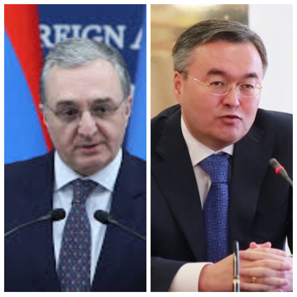 ՀՀ և Ղազախստանի ԱԳ նախարարները քննարկել են հատուկ չվերթի մանրամասները