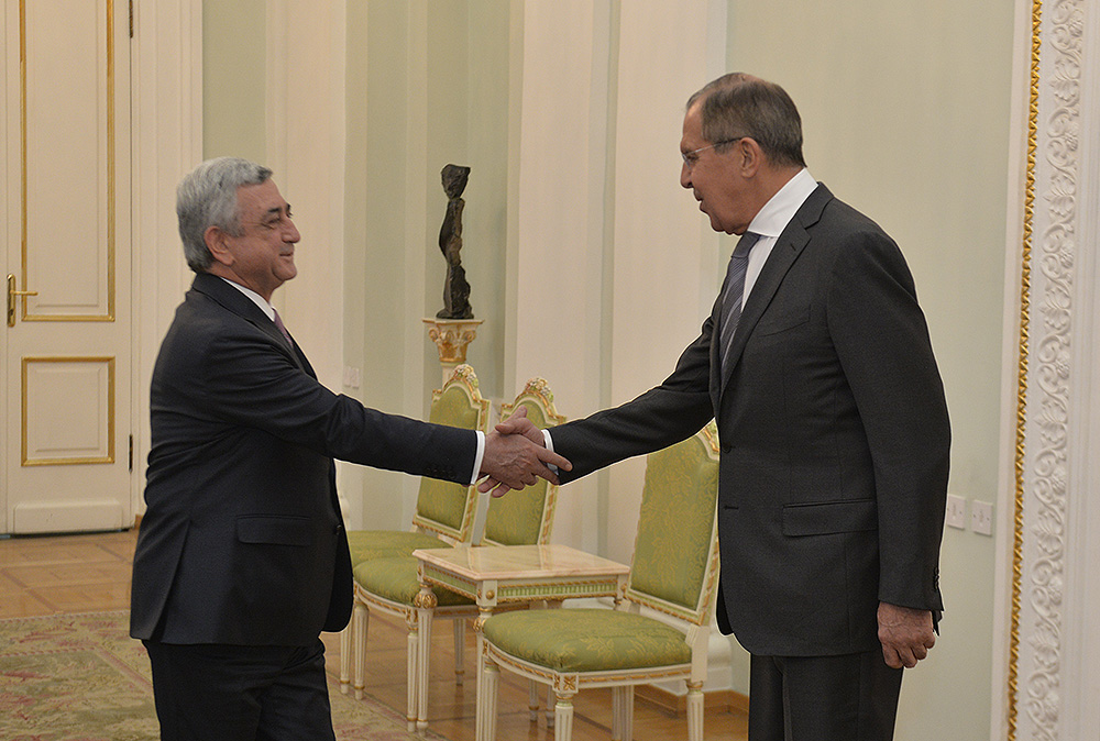 Саргсян: Армяно-российские отношения характеризуются как подлинно союзнические