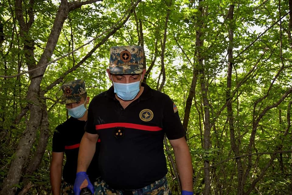 В районе Джракана были обнаружены останки еще одного армянского военнослужащего - ГСЧС