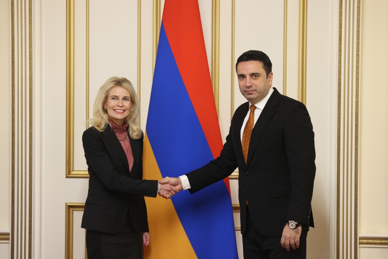 Председатель ПА ОБСЕ представила спикеру НС Армении подробности своего визита в Баку