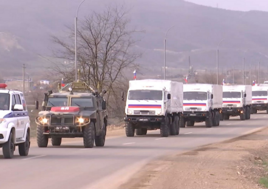Девятая колонна ЦГР обеспечила доставку 60 тонн гуманитарного груза в Кельбаджарский район