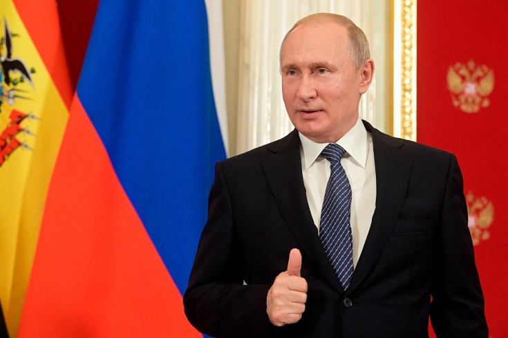 Соцопрос: президенту Владимиру Путину доверяют 56% россиян