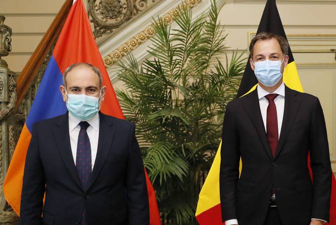 Пашинян и премьер-министр Бельгии отметили важность возвращения пленных