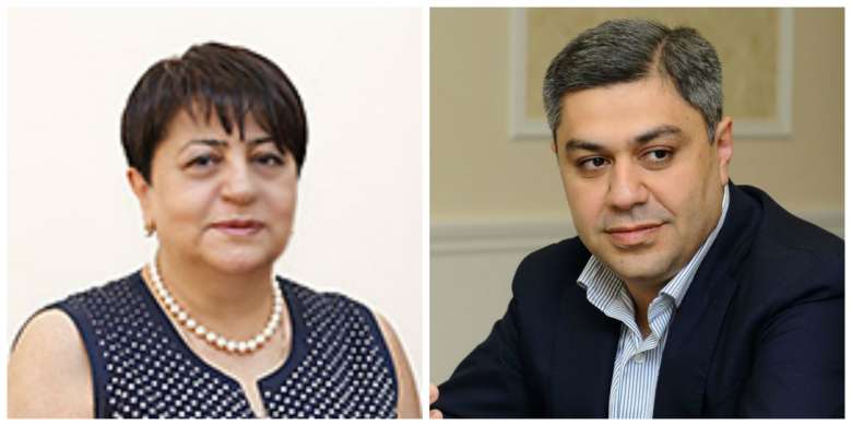 Мать Артура Ванецяна уволилась с должности помощника президента Армении