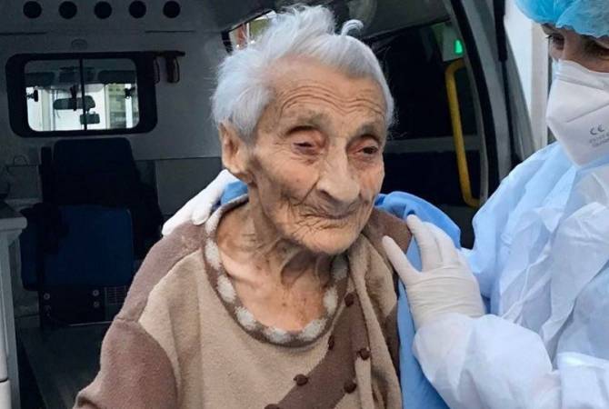 Սուրբ Գրիգոր Լուսավորիչ ԲԿ-ից դուրս է գրվել կորոնավիրուսը հաղթահարած 101-ամյա կինը