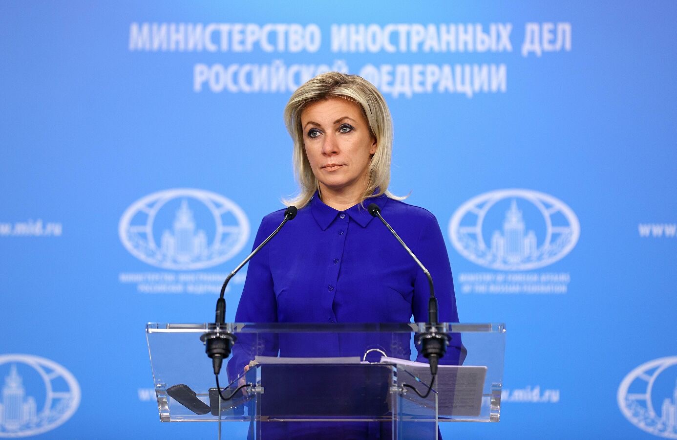 Захарова не дала конкретного ответа на вопрос, было ли обращение Армении к РФ за помощью