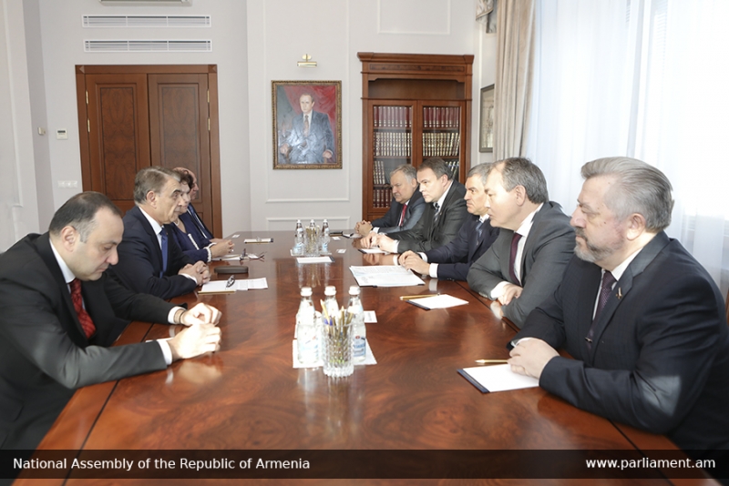 ԱԺ նախագահը Վյաչեսլավ Վոլոդինին առաջարկել է ակտիվացնել միջխորհրդարանական կապերը