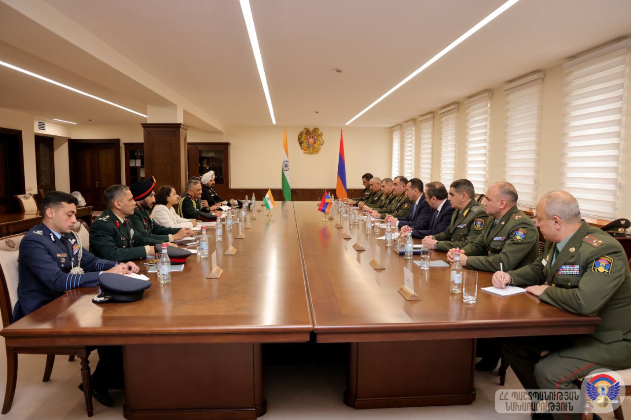 Главы Генштабов Армении и Индии обсудили текущее состояние сотрудничества в сфере обороны