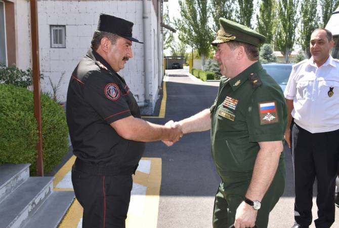 Делегация военной полиции минобороны России с рабочим визитом побывала в Армении