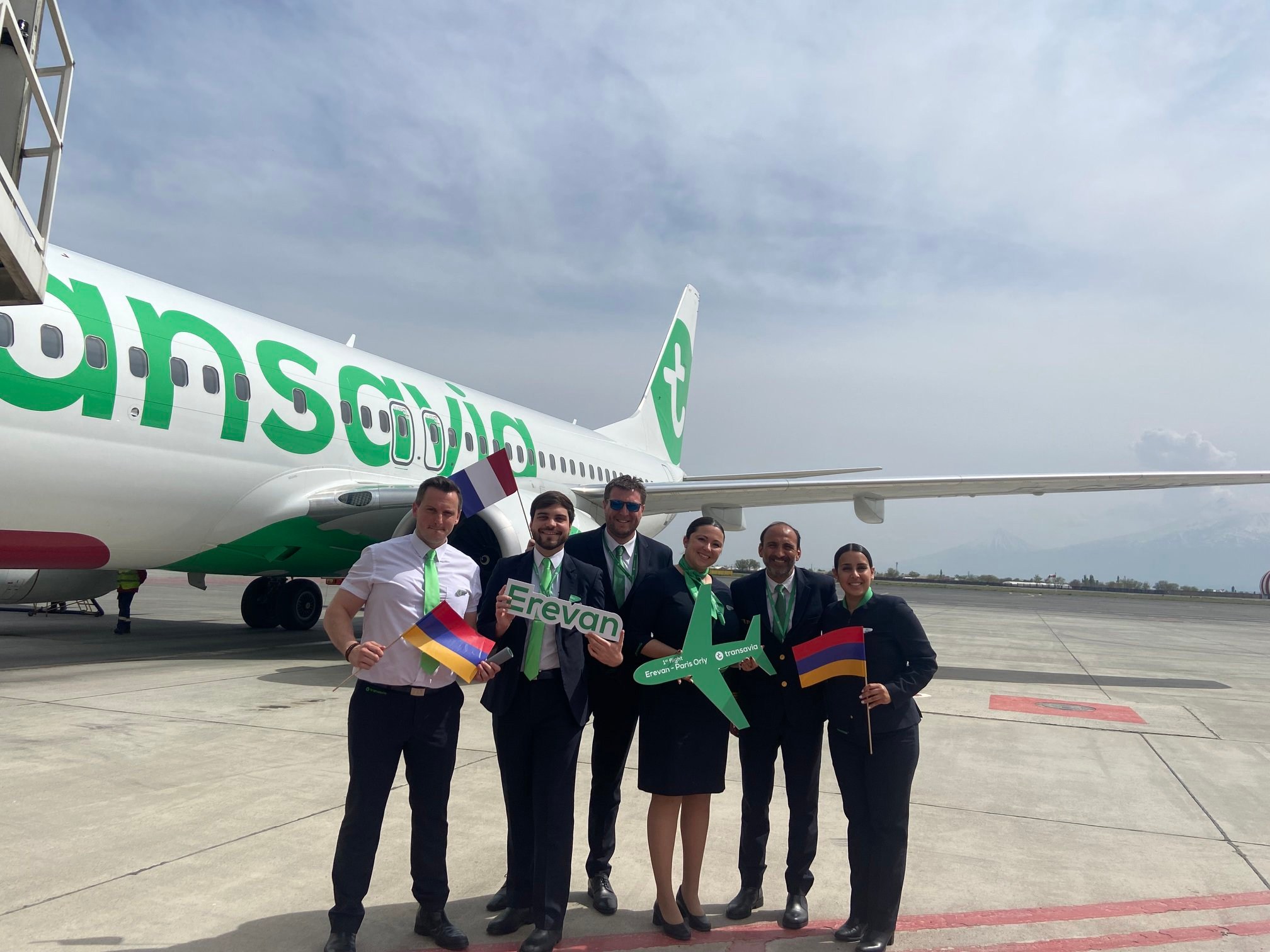 Transavia начала выполнение полетов по направлению Париж - Ереван - Париж