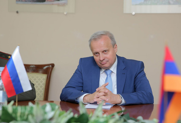 Посол России в Армении Сергей Копыркин встретился с  Левоном Тер-Петросяном  