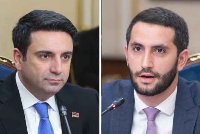 Ален Симонян поздравил преемника на посту председателя парламента