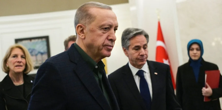 Блинкен и Эрдоган обсудили поддержку Украины