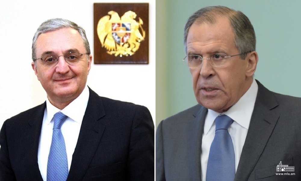 Министры иностранных дел Армении и России обсудили армяно-российское сотрудничество