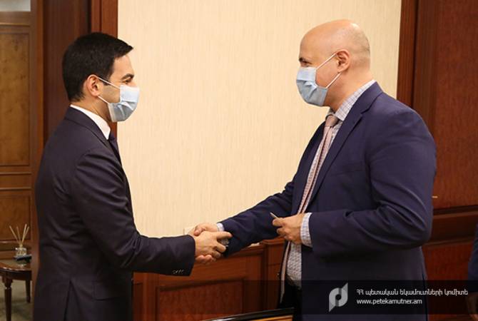 ՊԵԿ նախագահը ՎԶԵԲ գրասենյակի ղեկավարի հետ քննարել է Մեղրիի մաքսային կետի արդիականացումը